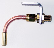 Short bent coaxial nozzle